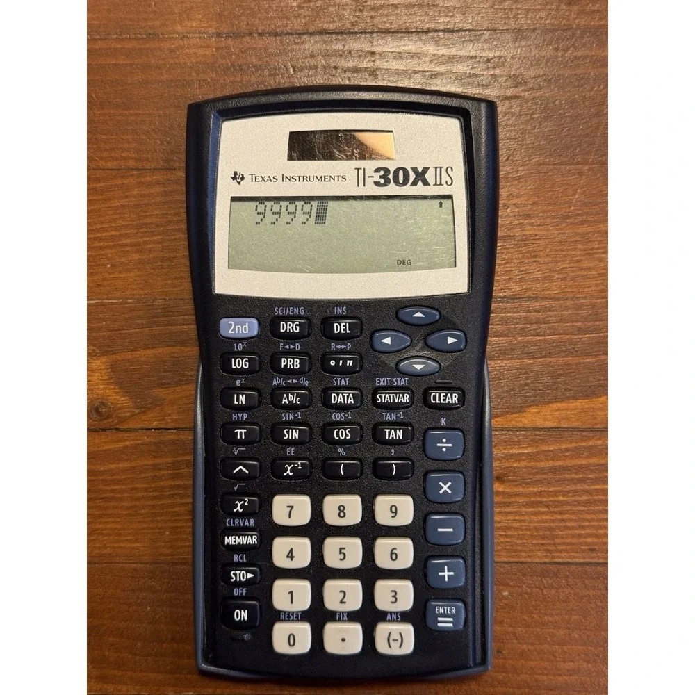 Texas Instruments‎ TI-30X IIS 2-Line Scientific Calculator Solar Battery
